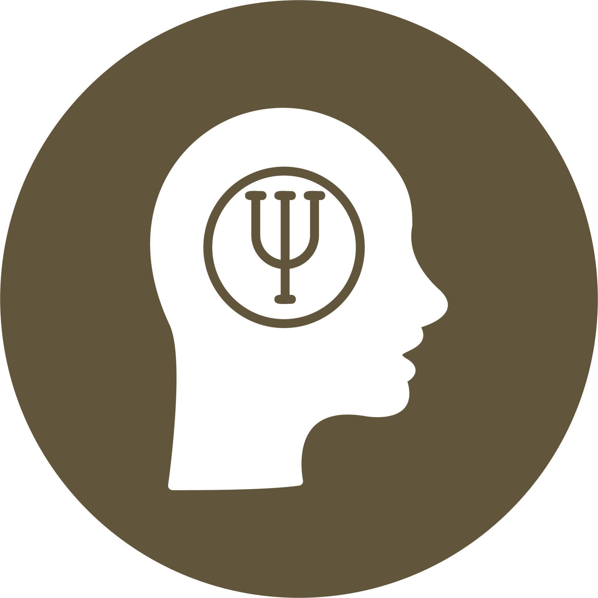 Imagem de uma cabeça como icone Psi dentro